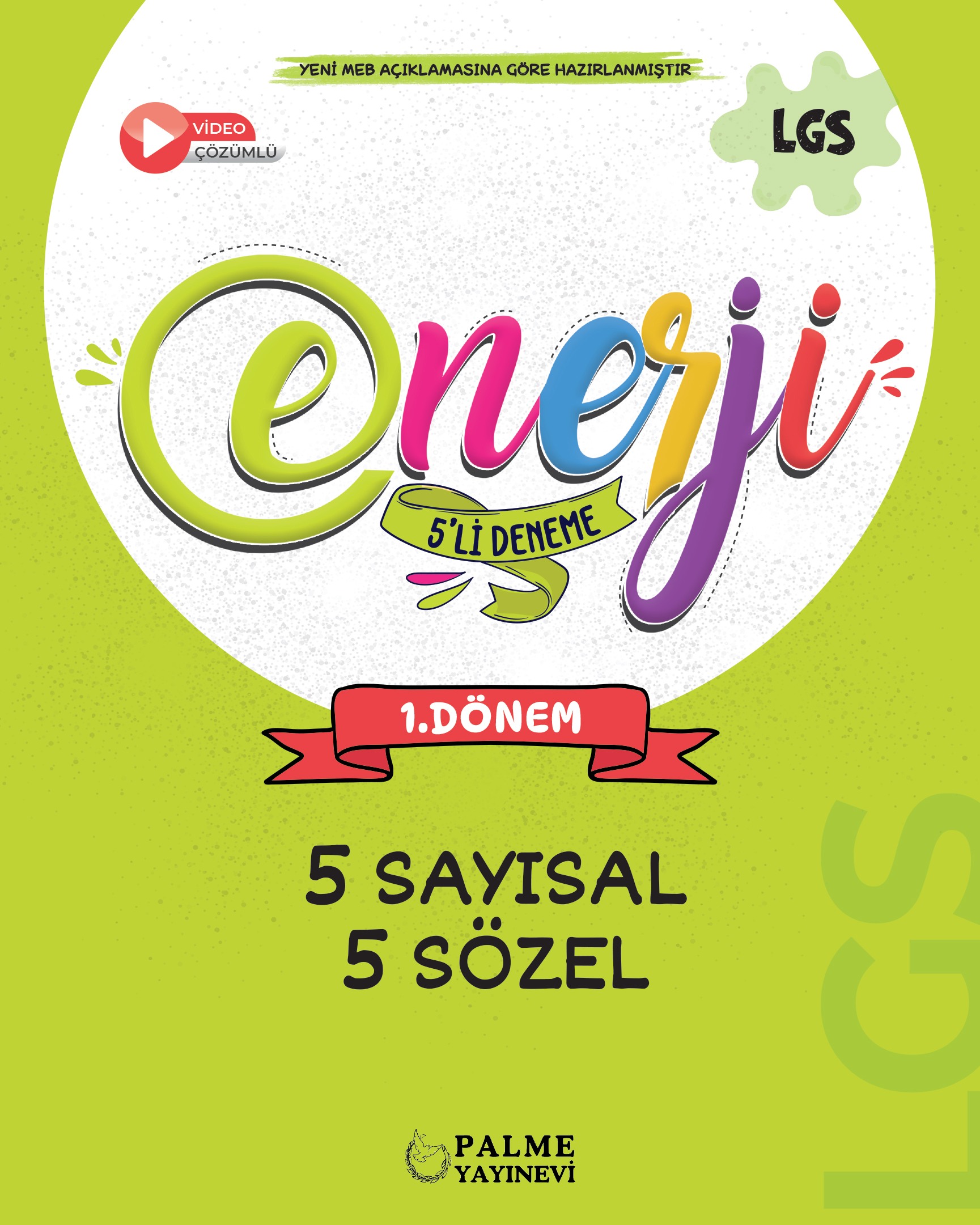 8. Sınıf 1. DöNem 5'Lı̇ Deneme kapak görseli